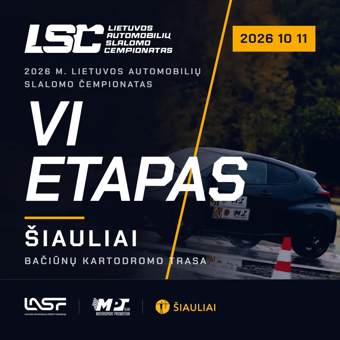 2026 m. Lietuvos automobilių Slalomo čempionato VI etapas