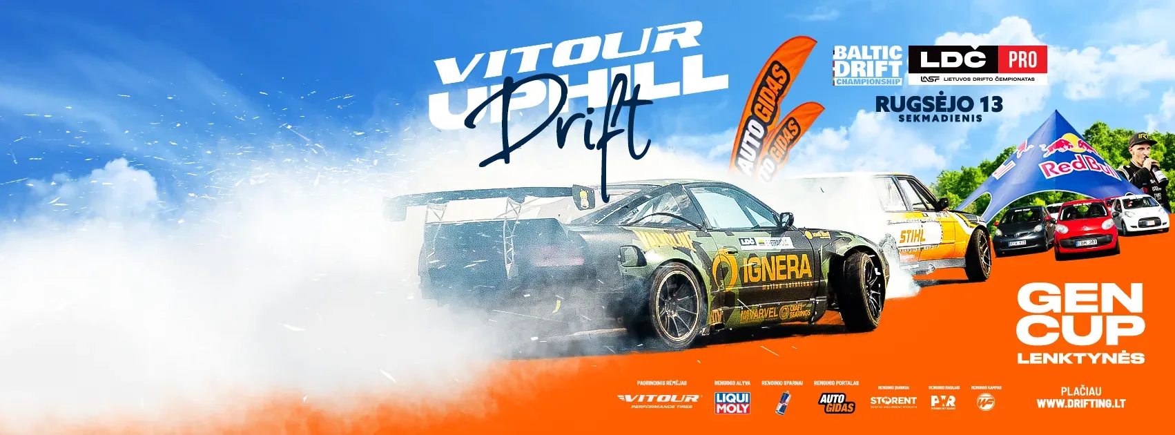 2026 m. Lietuvos drifto PRO lygos čempionato V etapas "Vitour UpHill Drift"