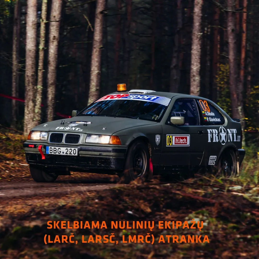Skelbima 2025 m. nulinių ekipažų LARČ, LARSČ, LMRČ atranka