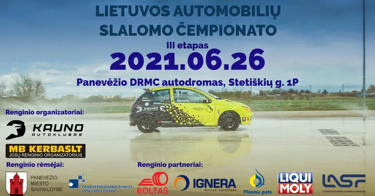 2021 m. Lietuvos automobilių slalomo čempionato III etapas