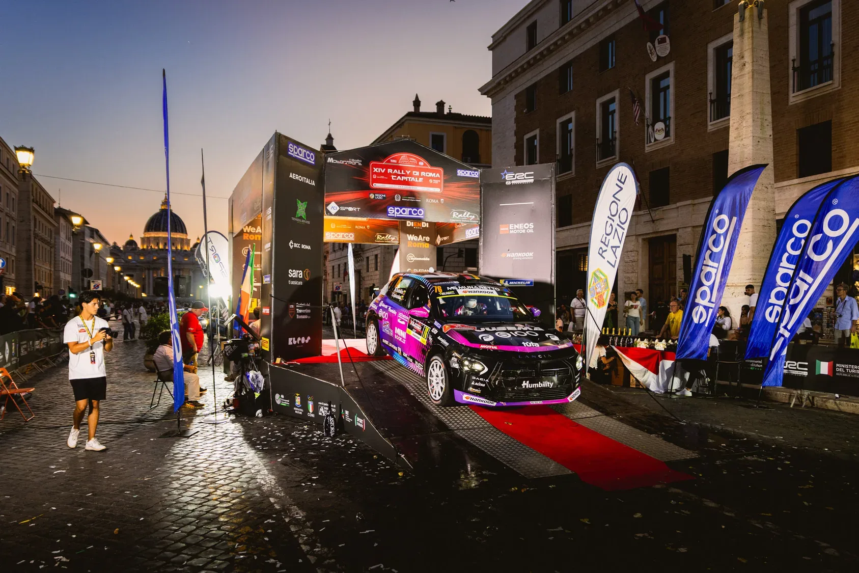 Nors ir su techninėmis problemomis, Markas Buteikis su Titu Čapkausku pasiekė „Rally di Roma Capitale“ finišą: „Tokios patirties parduotuvėje nenusipirksi“